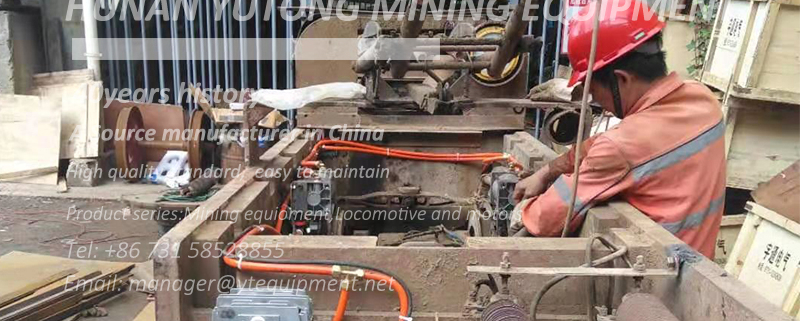 mining locomotive air braking device