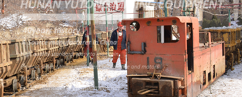 14-ton mining trolley locomotive