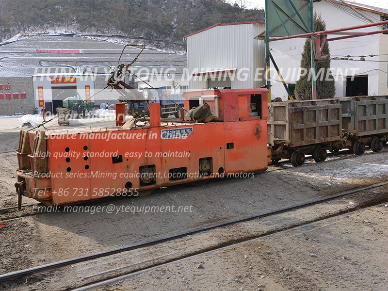 locomotora de trolley minero de 10 toneladas