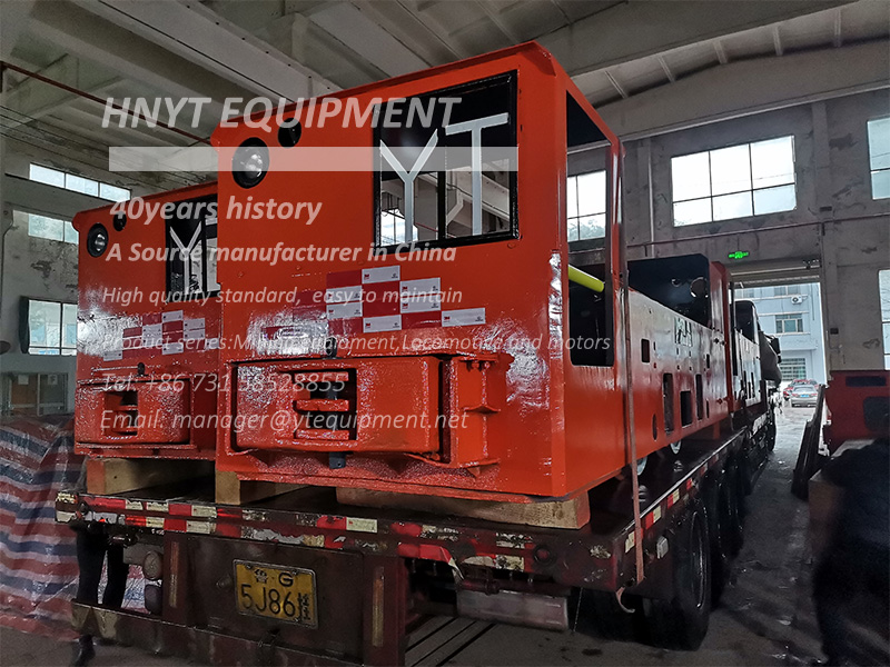 Locomotoras Xiangtan con batería de 8 toneladas a prueba de explosiones enviadas a una mina de carbón