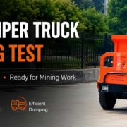 8 ton diesel dump truck factory test