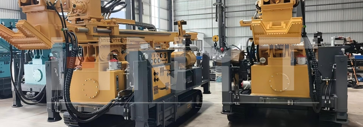 Overall structure of the customized core drilling rig for the South American customer