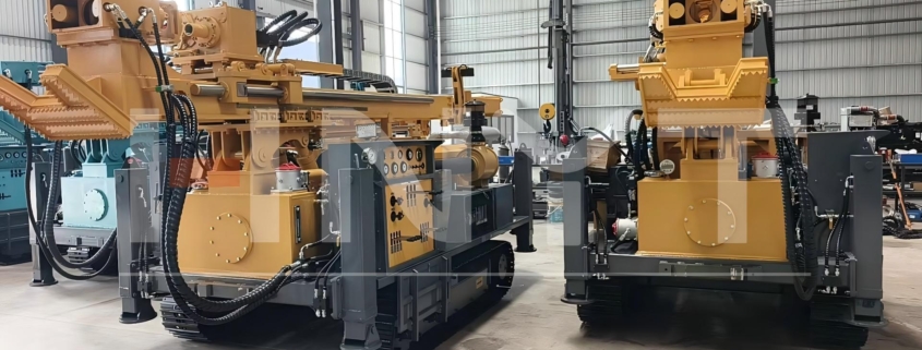 Overall structure of the customized core drilling rig for the South American customer
