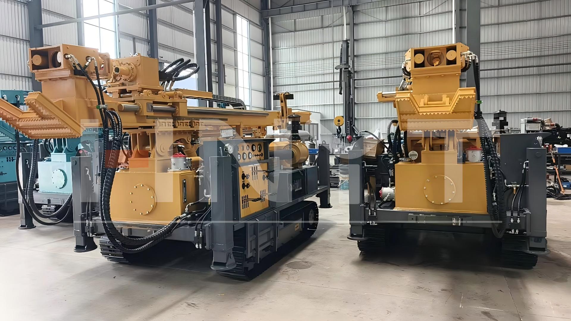 Overall structure of the customized core drilling rig for the South American customer